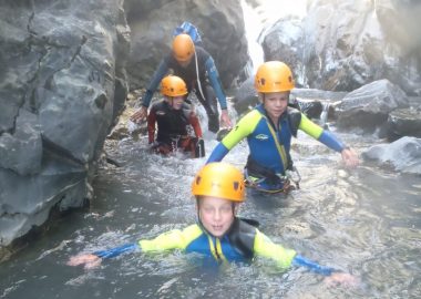 Family canyoning with Aventure Verticale La Meije