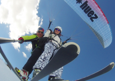 The best! Discovery flight Alpe d’Huez Bourg d’Oisans 1400m