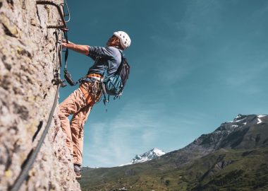 Via ferrata with the Bureau des Guides de La Grave