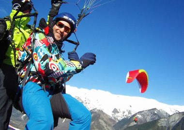Paragliding with EPF