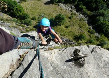 Supervised via ferrata: La Fare