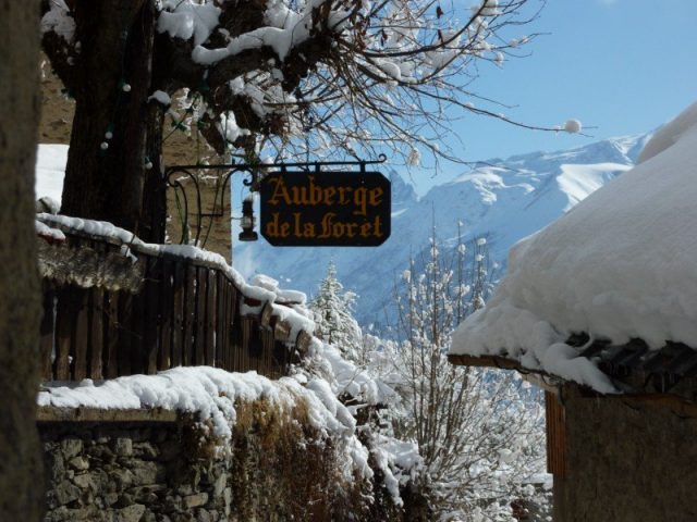 Auberge de la Forêt en hiver