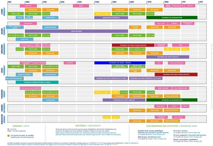 Planning activities summer