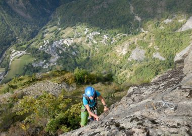 Via Ferrata hike Les petits Perrons