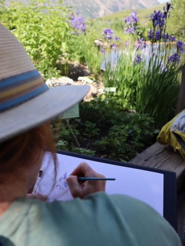 Naturalist watercolor workshop_Villar-d’Arêne