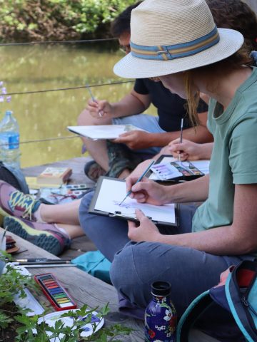 Naturalist watercolor workshop_Villar-d’Arêne