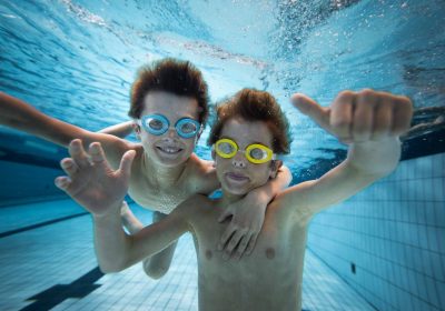 Water games in the pool