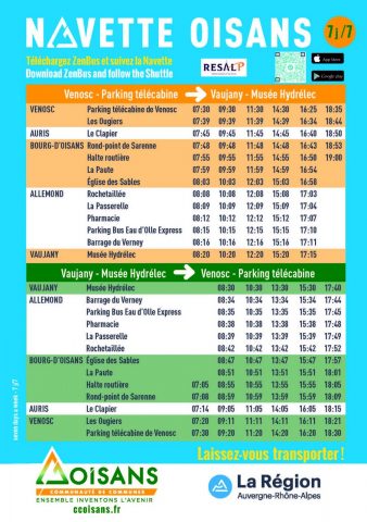 Shuttle Oisans_Le Bourg-d’Oisans
