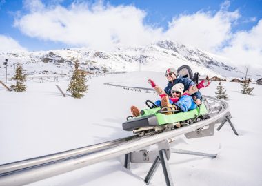 Photopoint rail-mounted toboggan