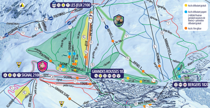 Family skiing_Alpe d’Huez