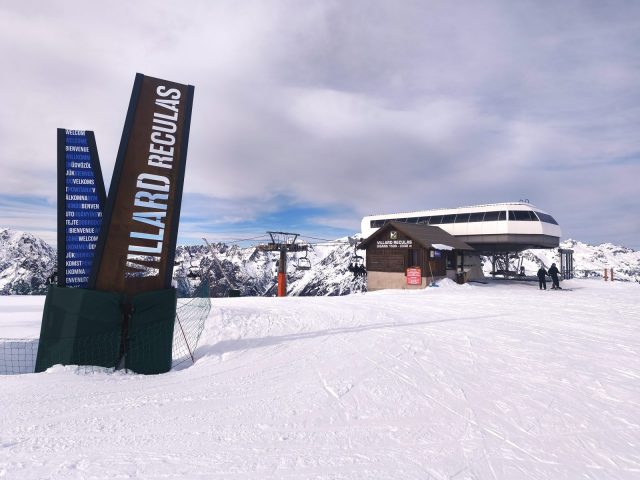 Villarais chairlift – Arrival station