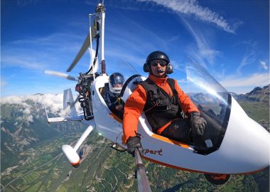 Baptism of the air Ulm pendular and Gyrocopter – Aerial photography