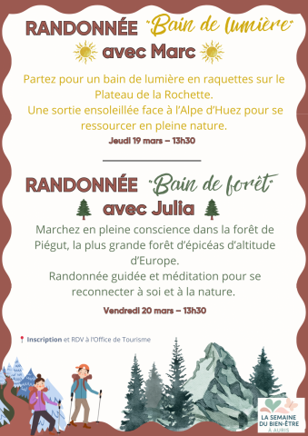 Forest bath” guided hike_Auris-en-Oisans