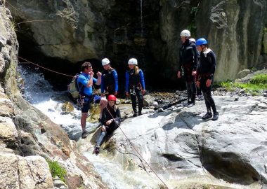 Canyoning with the guide bureau