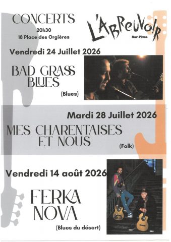 Concert: “Mes Charentaises et Nous”