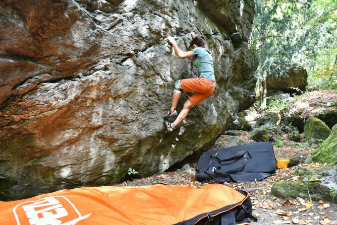Bouldering or Climbing on a Cliff_Saint-Christophe-en-Oisans