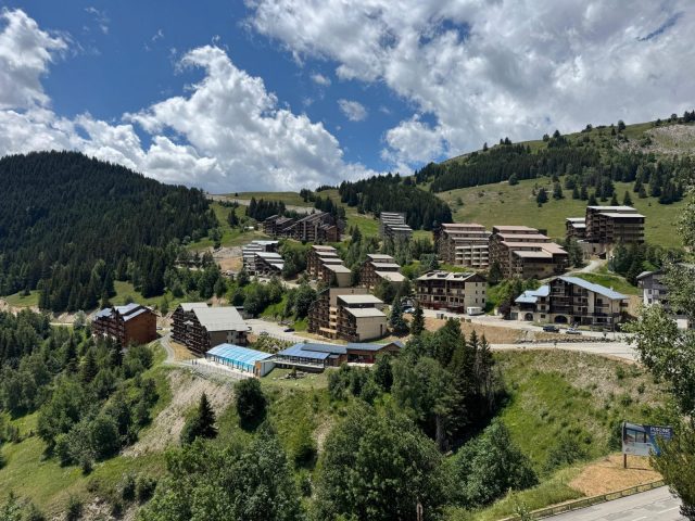 View of the resort as you set out on the trail
