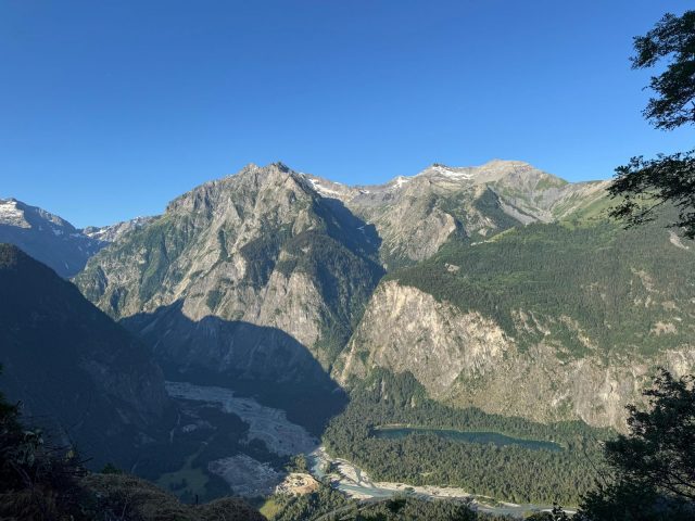 Vénéon Valley and Lake Buclet at sunrise