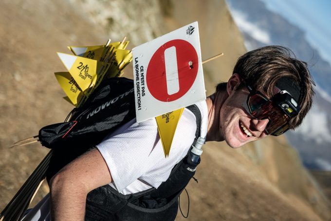 Volunteer for trail marking