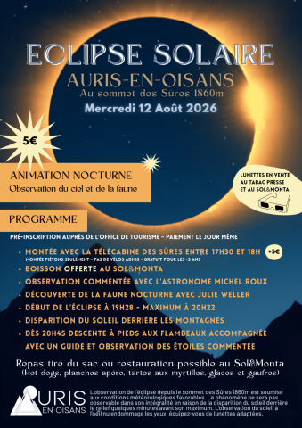 Solar Eclipse and Evening Entertainment_Auris-en-Oisans