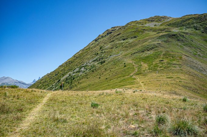 The final ascent to the Croix de Cassini