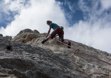 Guided rockclimbing