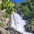 Petit Pilier by the waterfall with Aventure Verticale La Meije.O