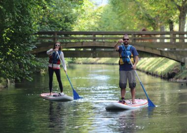 Paddle down La Rive – Stand-up paddle
